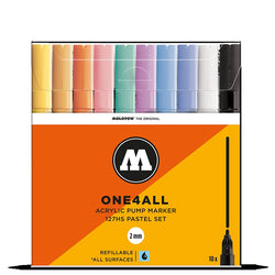 Molotow One4all 127HS -2mm- Pastel Marker Set - 10 pack