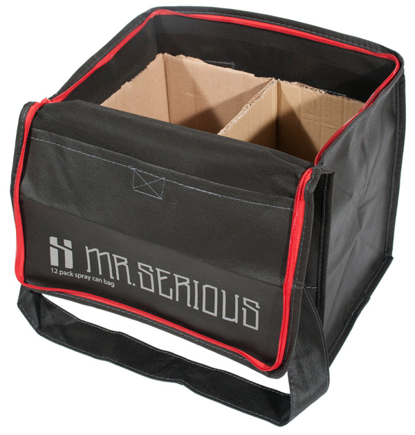 Mr Serious 12 pack spray can bag Mr Serious