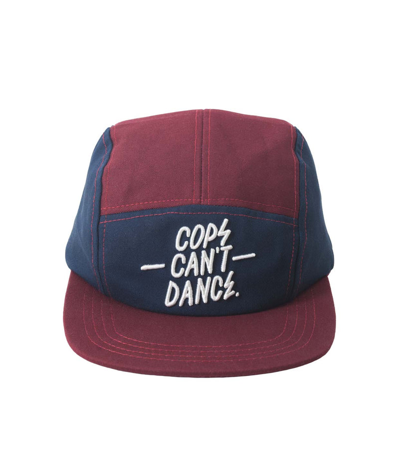 Cops can’t dance cap maroon red/ blue Mr Serious