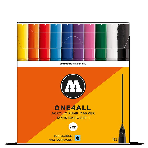 Molotow One4all 127HS - Basic Set 1 - 10 pack Molotow