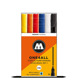 Molotow One4all 127HS -2mm- Basic Marker Set 1 - 6 pack