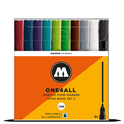 Molotow One4all 127HS -2mm- Basic Marker Set 2 - 10 pack