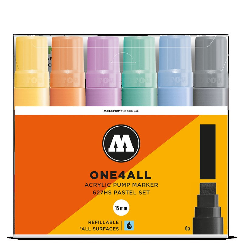 Molotow One4all 627HS - Pastel Set - 6 pack Molotow