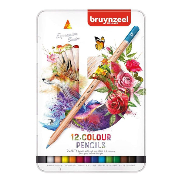 Talens Expression Colour Pencils - Tin 12 Talens