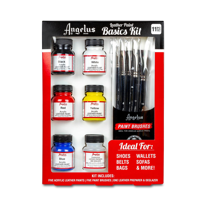 Angelus Leather Paint Basics Kit - 5 Colors