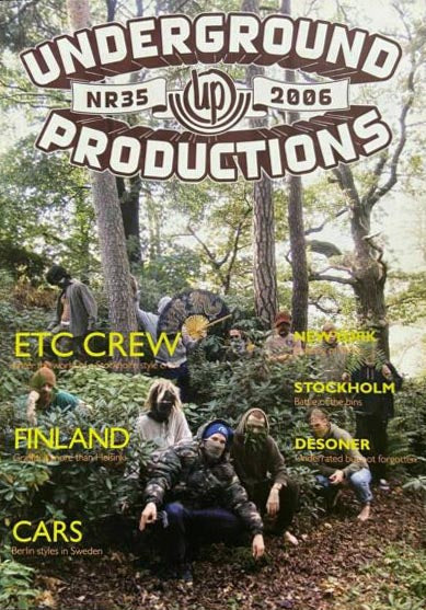Underground Productions Graffiti Magazine - Issue 35